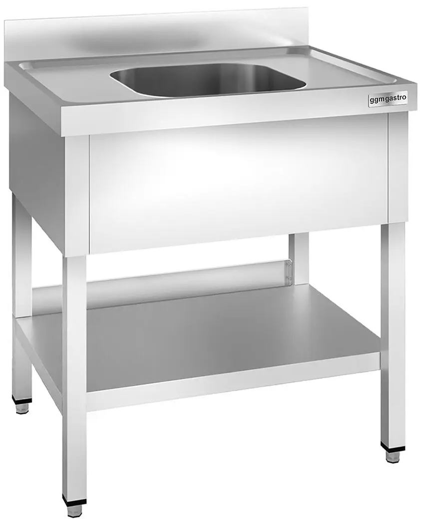 Стол-мойка GGM Gastro STK87BM1 (Inox)