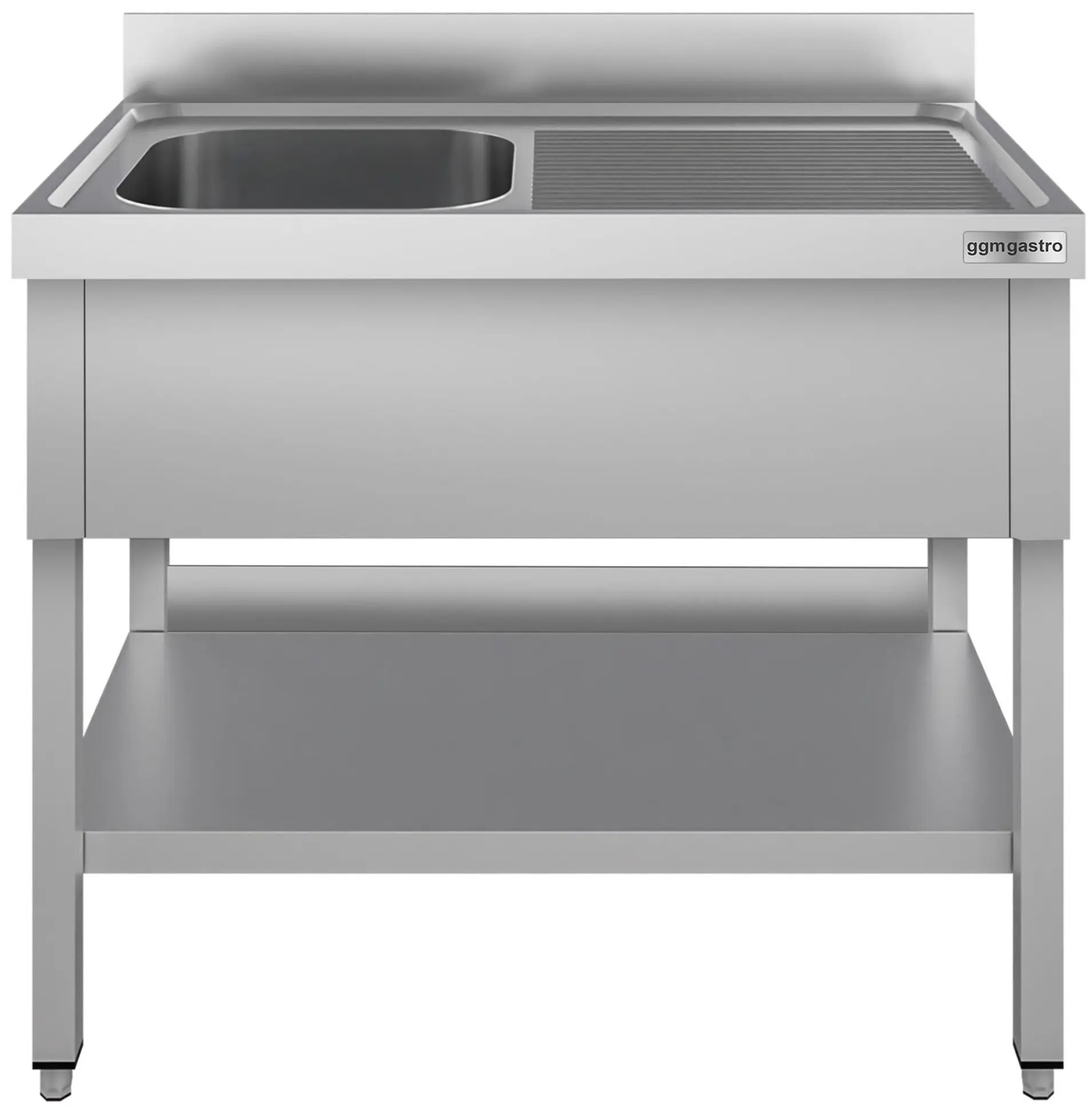 Стол с мойкой GGM Gastro STK106BL1#ECO (Inox) - 2