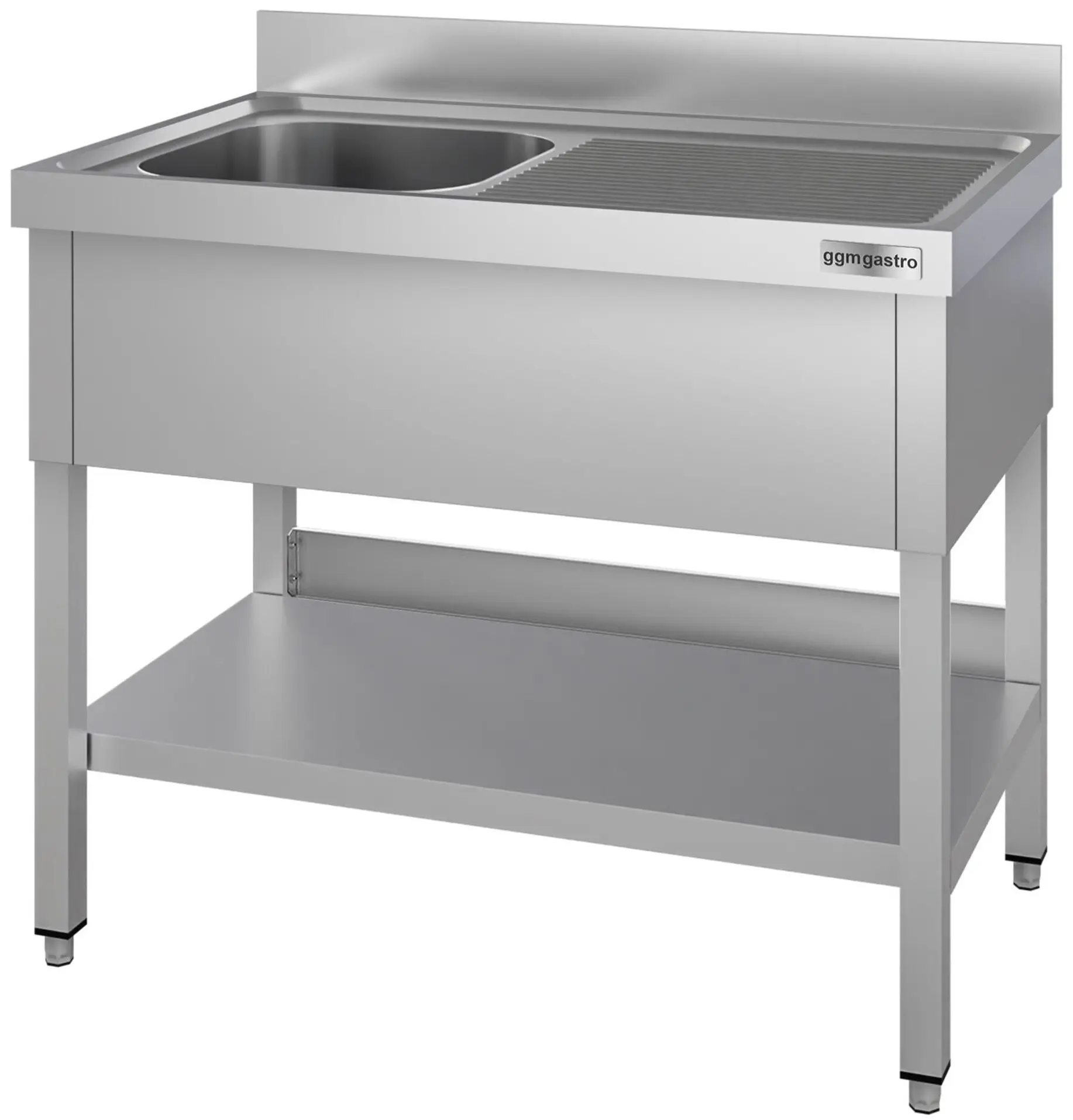 Стол с мойкой GGM Gastro STK106BL1#ECO (Inox) - 3