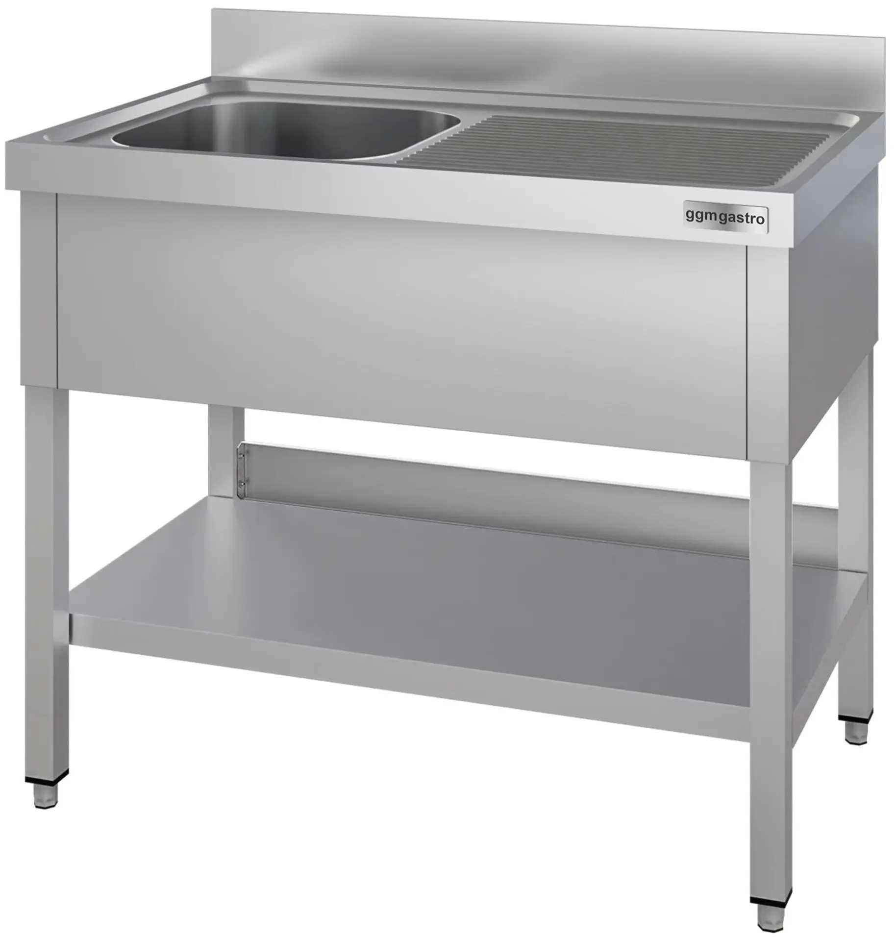 Стол с мойкой GGM Gastro STK126BL1#ECO (Inox) - 3