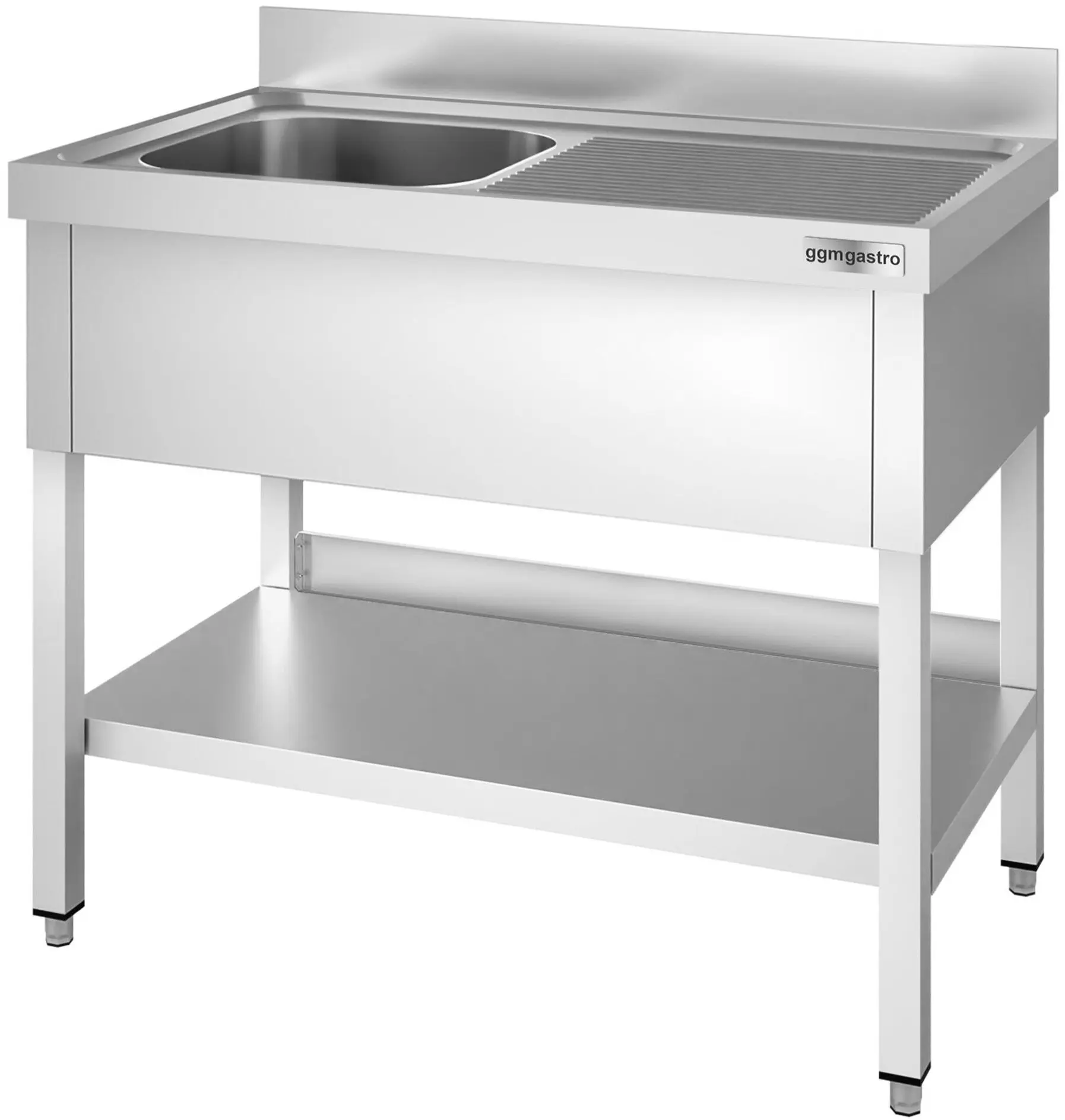 Masa cu chiuveta GGM Gastro STK126BL1 (Inox) - 3