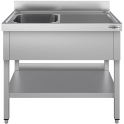 Стол с мойкой GGM Gastro STK127BL1#ECO (Inox) Thumb
