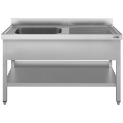 Masa cu chiuveta GGM Gastro STK146BL1#ECO (Inox) Thumb