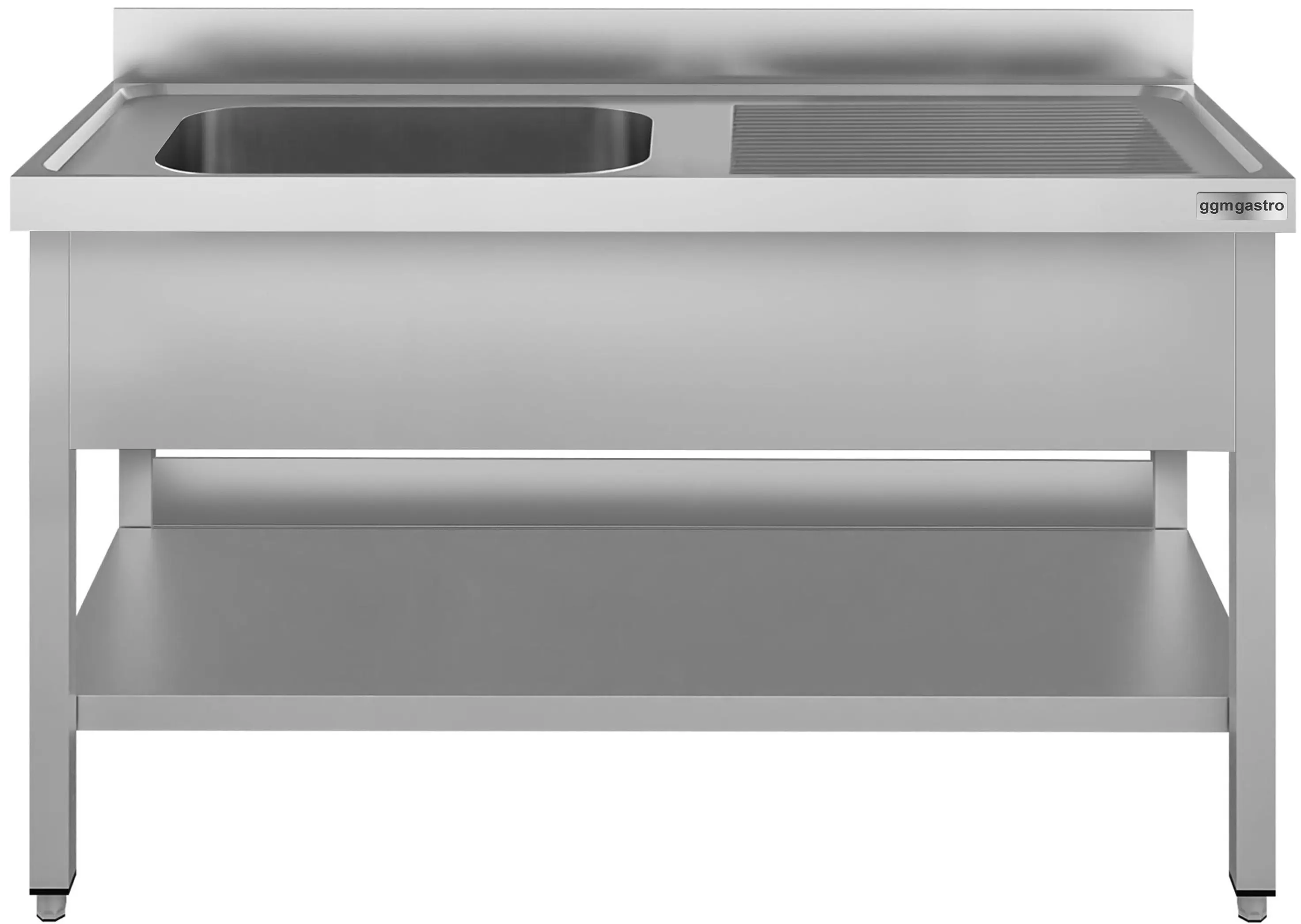 Masa cu chiuveta GGM Gastro STK146BL1#ECO (Inox) - 2