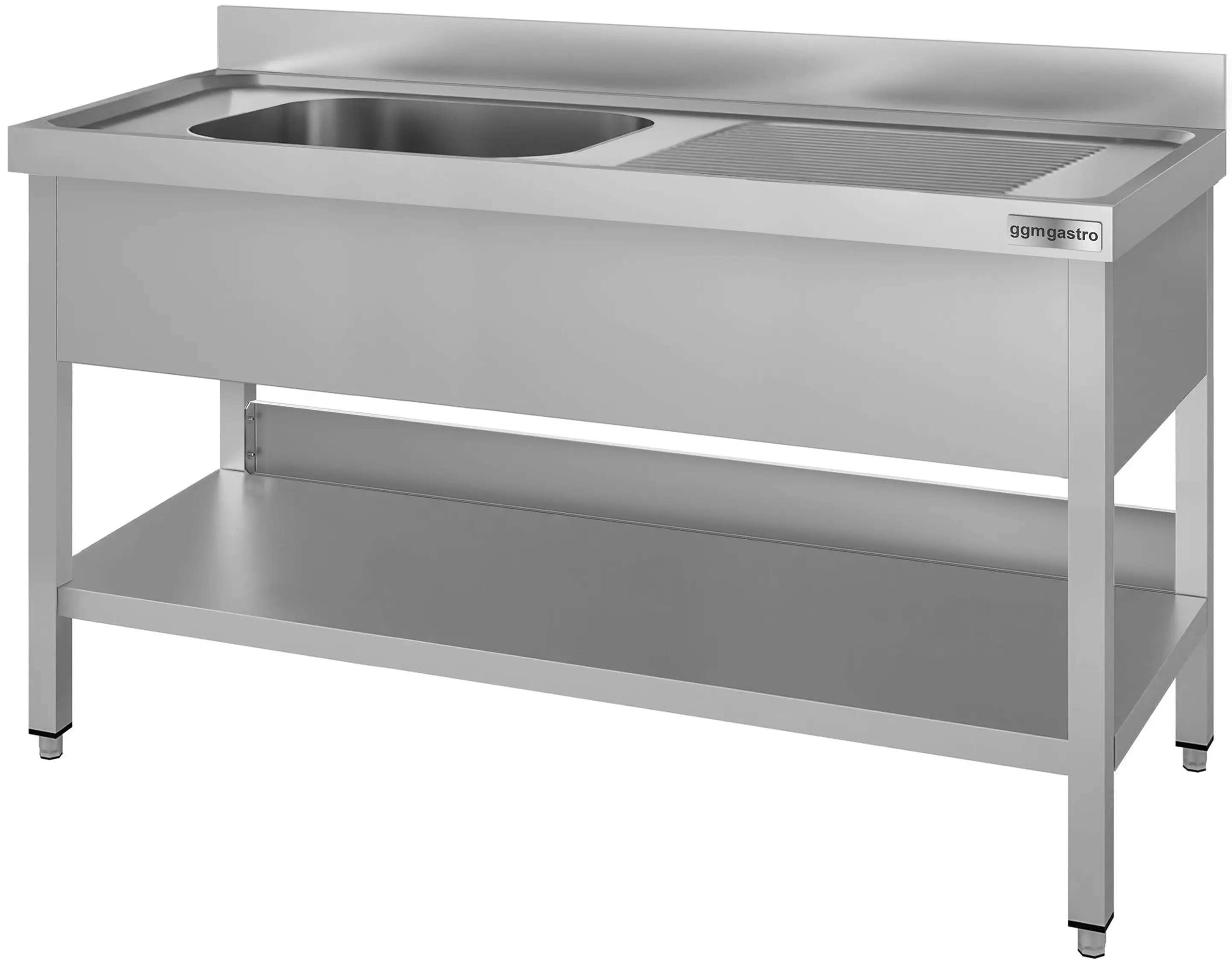 Masa cu chiuveta GGM Gastro STK146BL1#ECO (Inox) - 3