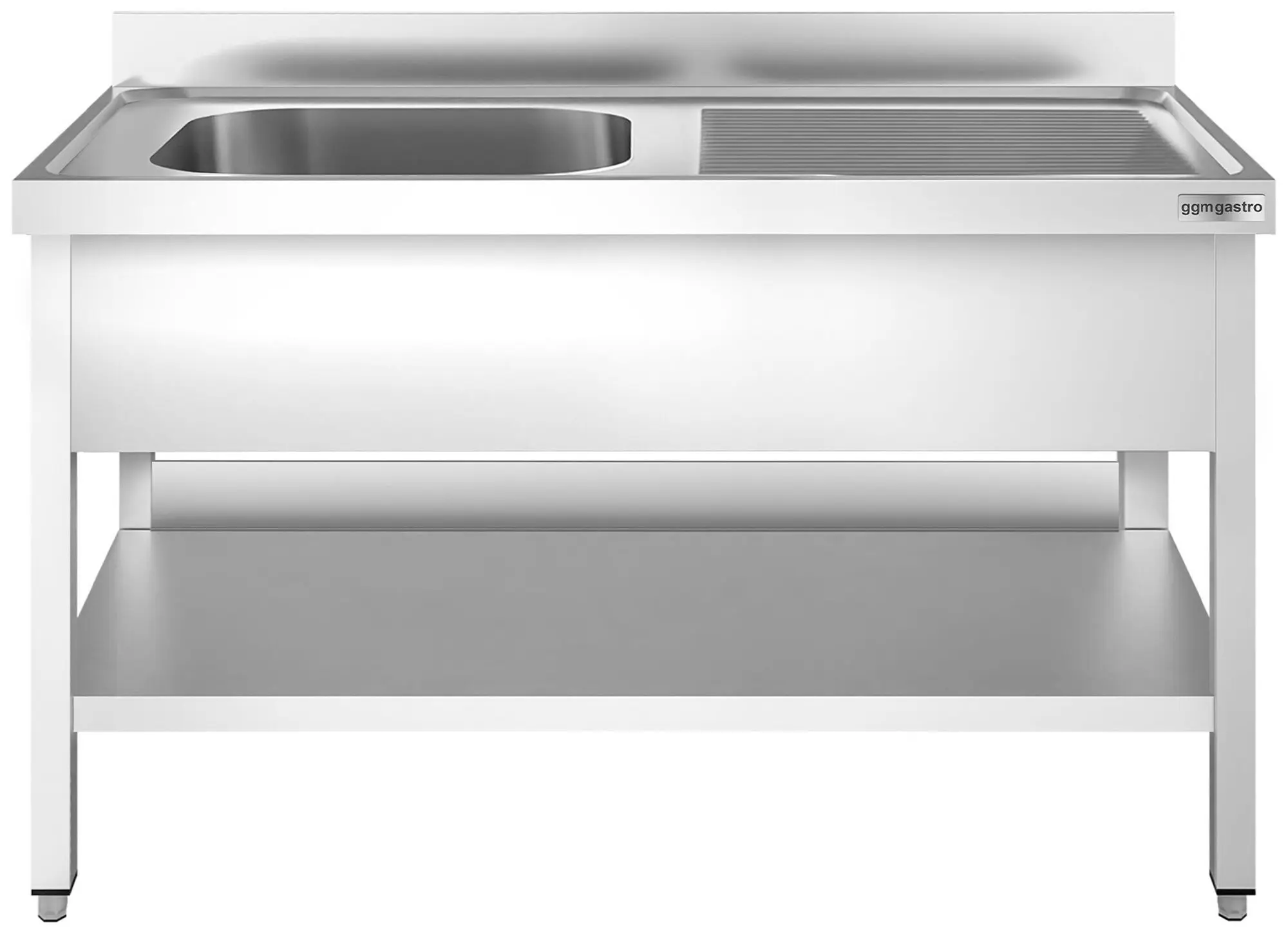 Стол с мойкой GGM Gastro STK146BL1 (Inox) - 2