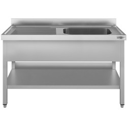 Стол с мойкой GGM Gastro STK146BR1#ECO (Inox) Thumb