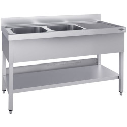 Стол с мойкой GGM Gastro STK147BL2#ECO (Inox)