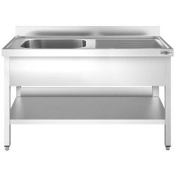 Masa cu chiuveta GGM Gastro STK166BL1 (Inox) Thumb