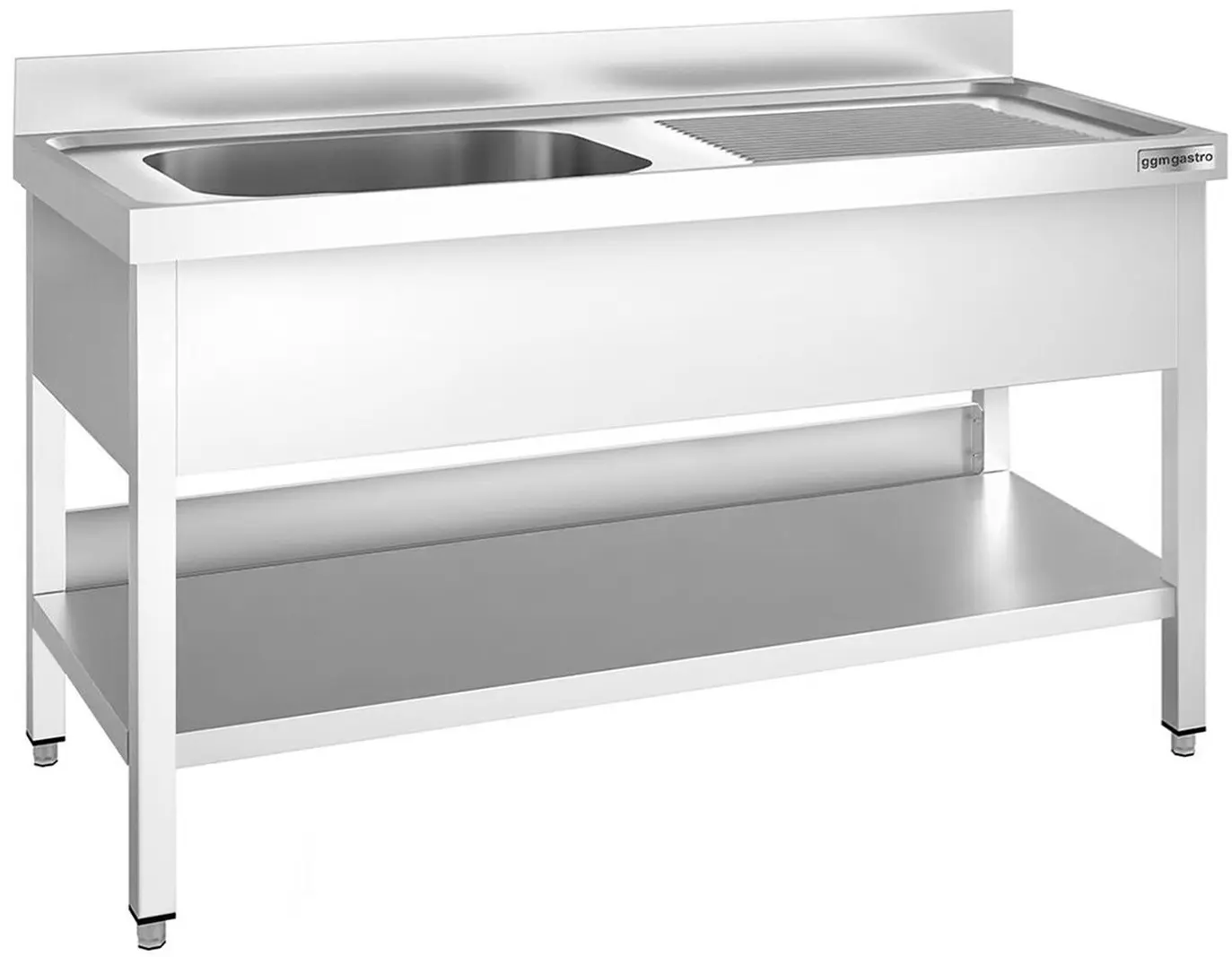 Masa cu chiuveta GGM Gastro STK166BL1 (Inox)