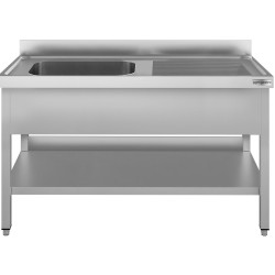 Стол с мойкой GGM Gastro STK167BL1#ECO (Inox) Thumb