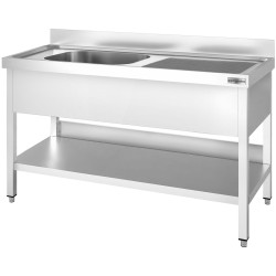 Masa cu chiuveta GGM Gastro STK167BL1 (Inox) Thumb
