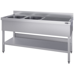 Стол с мойкой GGM Gastro STK167BL2#ECO (Inox) Thumb