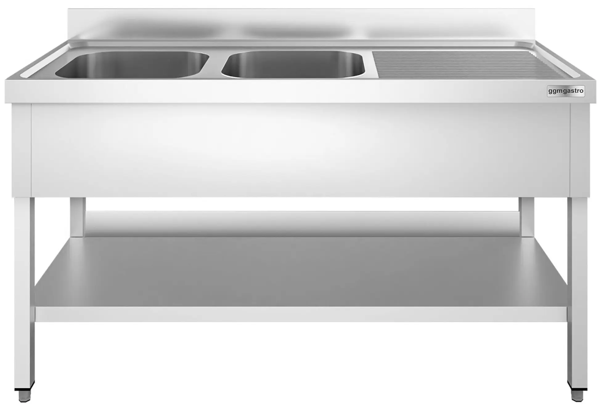 Стол с мойкой GGM Gastro STK167BL2 (Inox) - 2