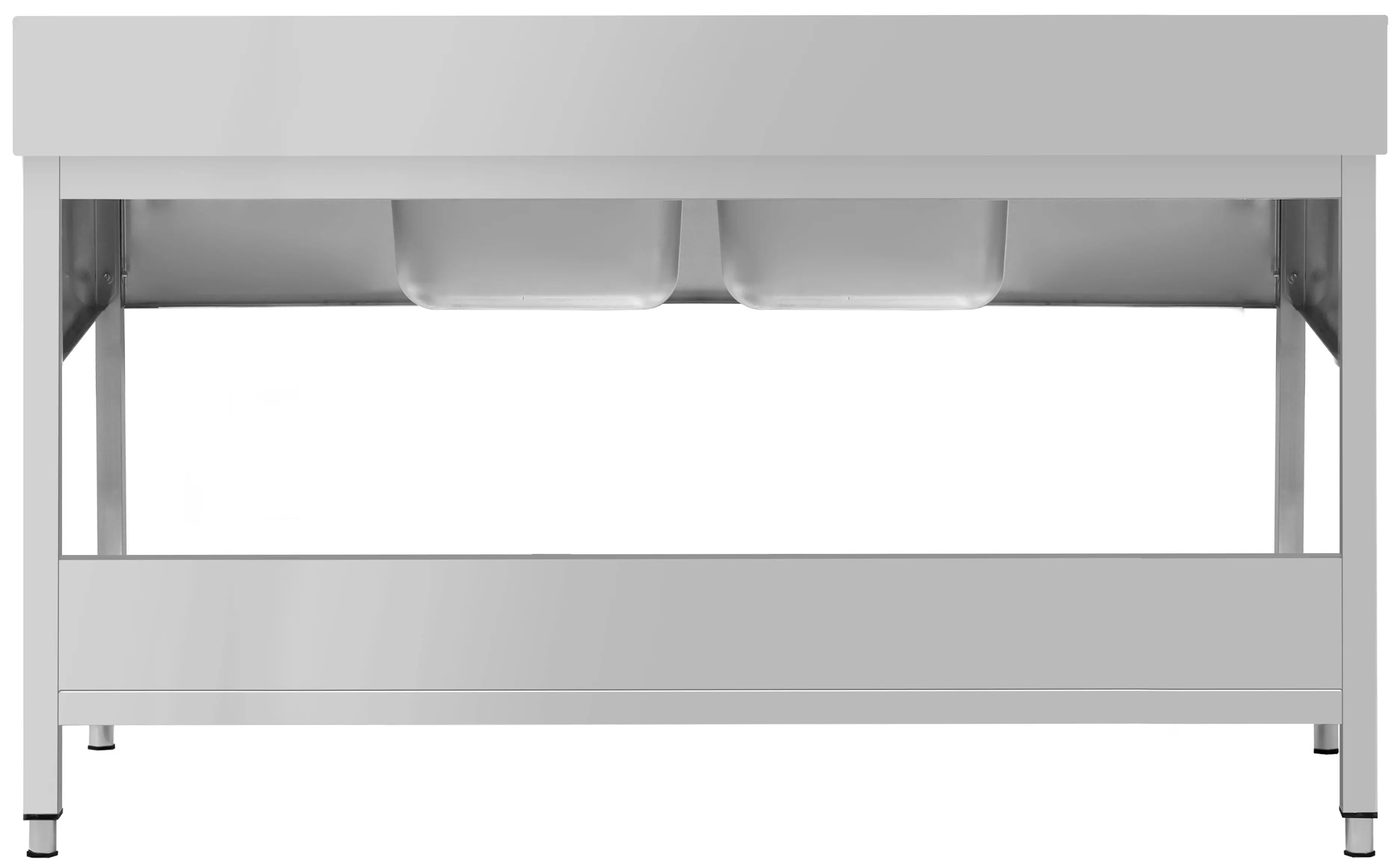 Masa cu chiuveta GGM Gastro STK187BM2#ECO (Inox) - 4