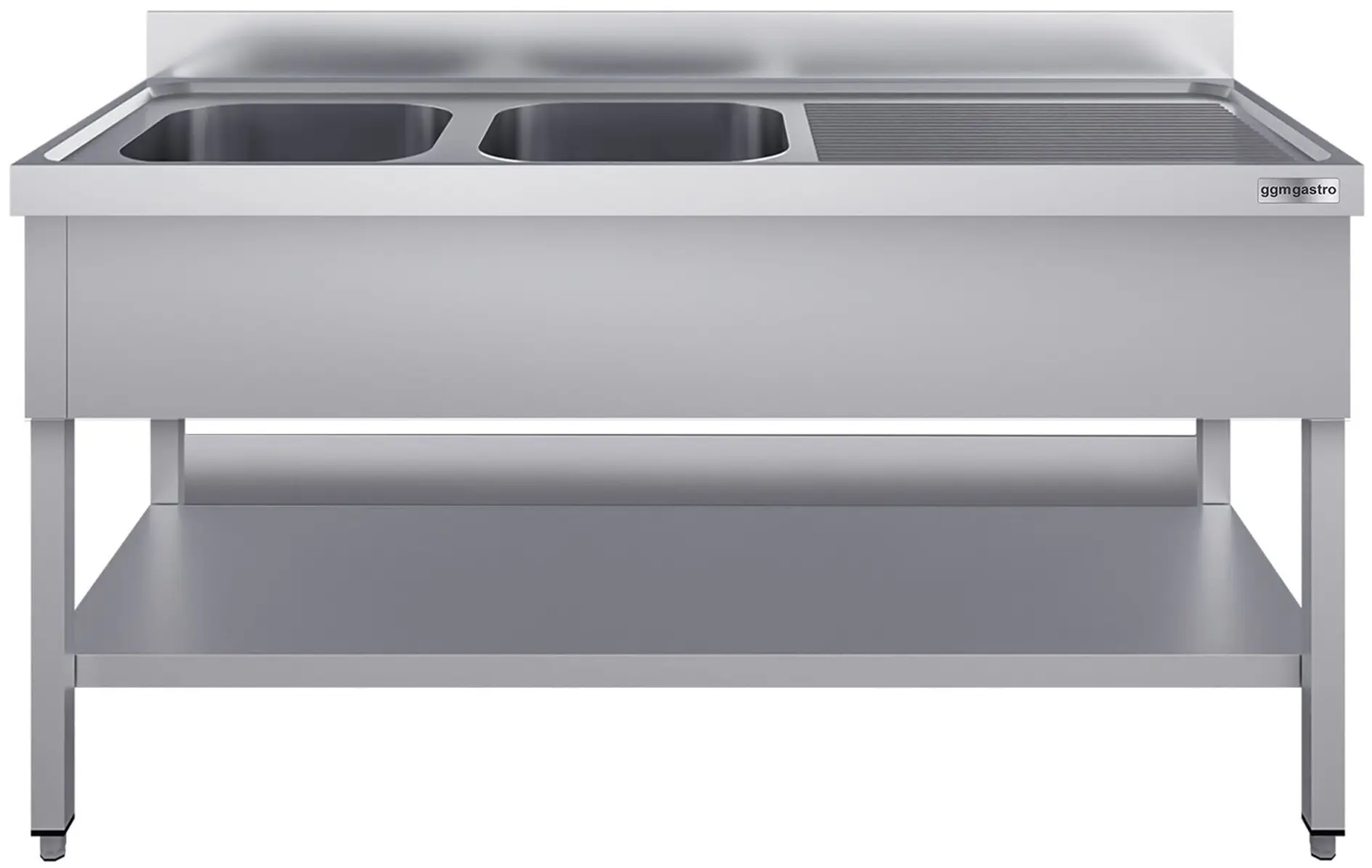 Стол с мойкой GGM Gastro STK206BL2#ECO (Inox) - 2