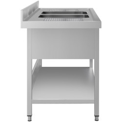 Masa cu chiuveta GGM Gastro STK207BM2#ECO (Inox) Thumb