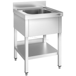 Стол с мойкой GGM Gastro STK67BM1 (Inox)