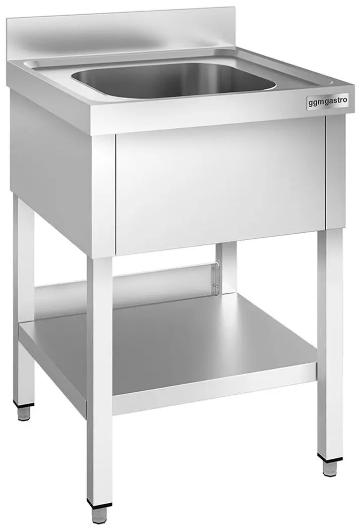 Masa cu chiuveta GGM Gastro STK67BM1 (Inox)