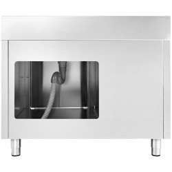 Стол-тумба с мойкой GGM Gastro SSAAK126BR1S#MEK46 (Inox) Thumb