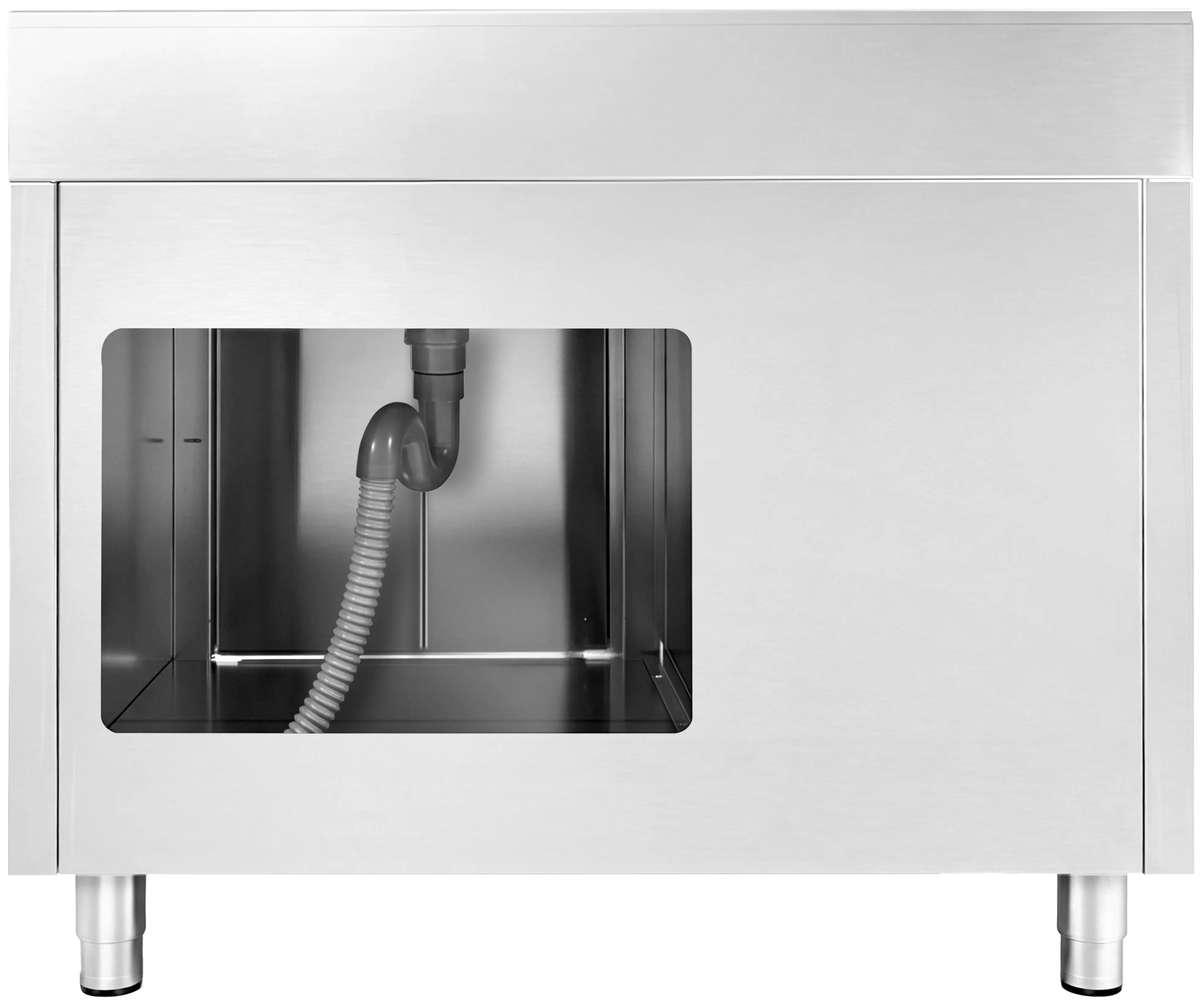 Стол-тумба с мойкой GGM Gastro SSAAK126BR1S#MEK46 (Inox) - 4