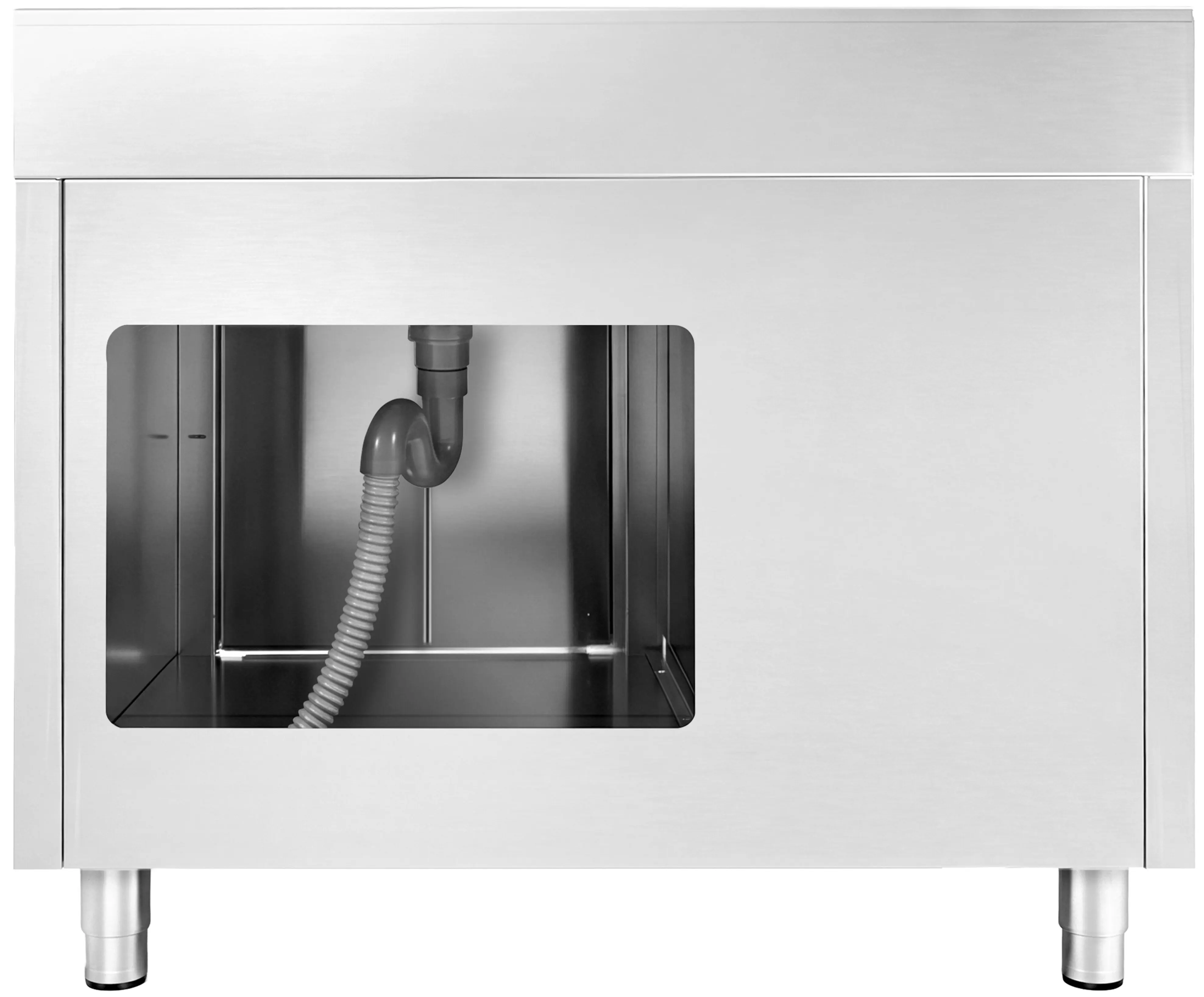 Стол-тумба с мойкой GGM Gastro SSAAK126BR1S#ST3K46 (Inox) - 4