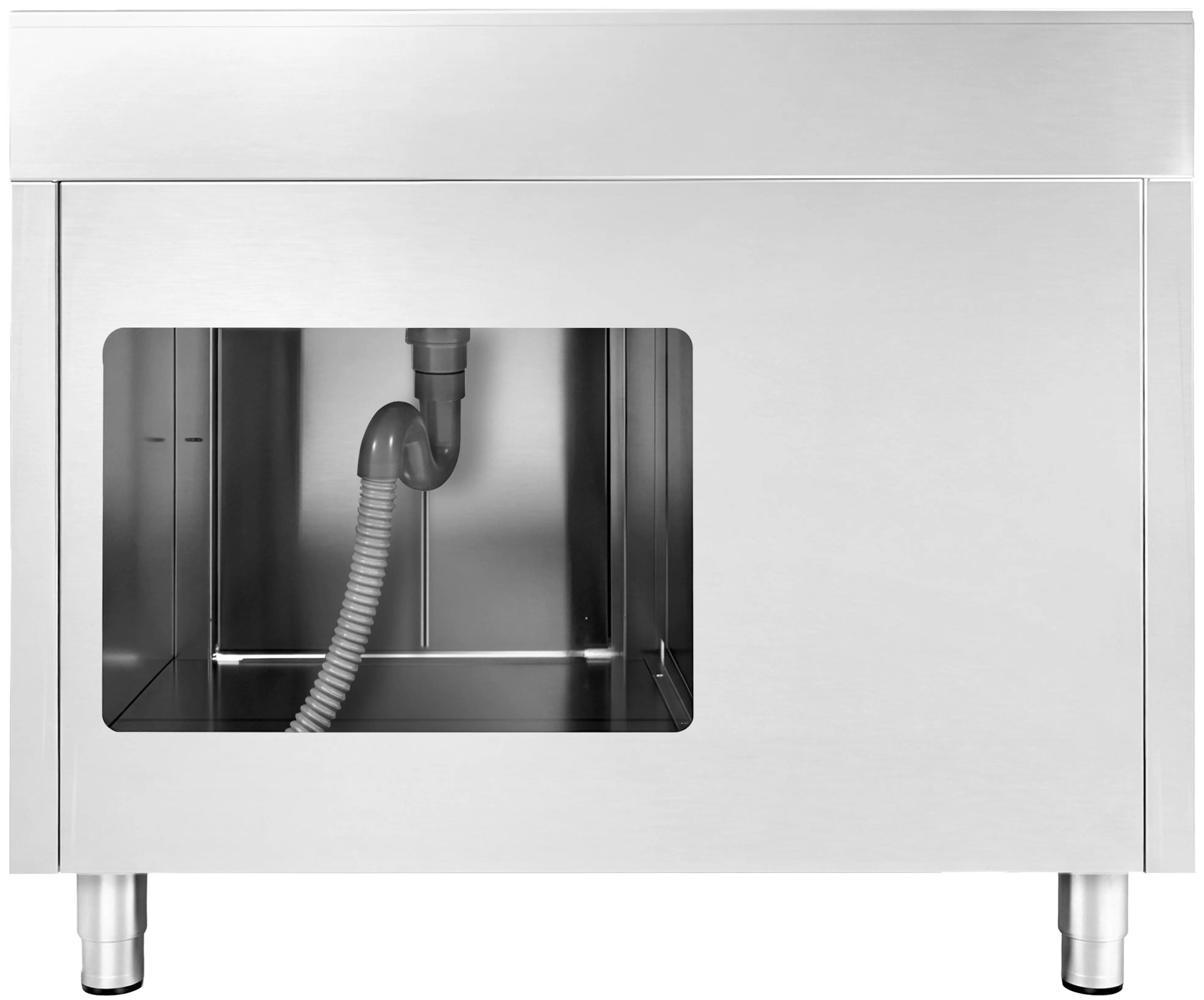 Стол-тумба с мойкой GGM Gastro SSAAK127BR1S#MEK47 (Inox) - 5