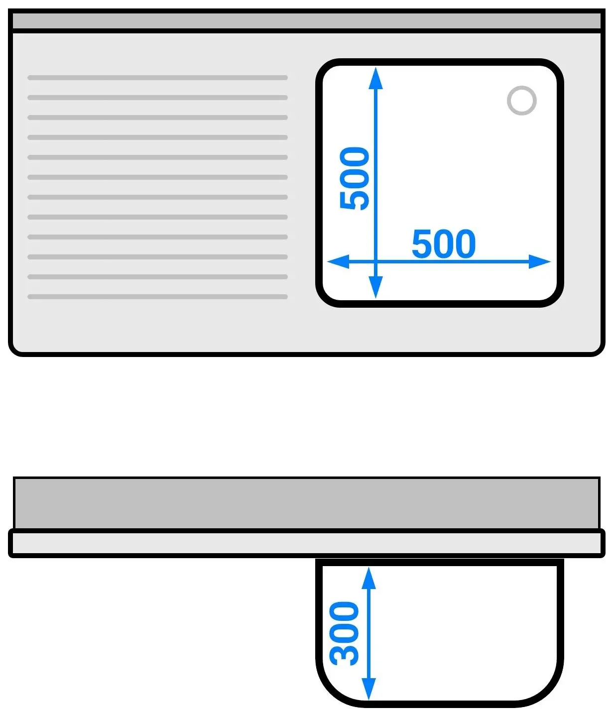 Стол-тумба с мойкой GGM Gastro SSAAK127BR1S#ST3K47 (Inox) - 8