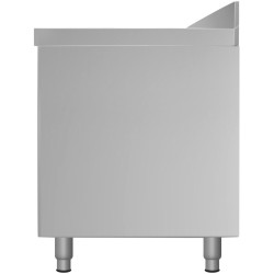 Стол-тумба с мойкой GGM Gastro SSK106BM2#ECO (Inox) Thumb