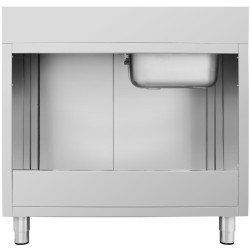 Стол-тумба с мойкой GGM Gastro SSK107BL1#ECO (Inox) Thumb