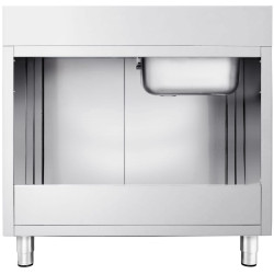 Стол-тумба с мойкой GGM Gastro SSK127BL1 (Inox) Thumb