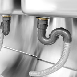 Стол-тумба с мойкой GGM Gastro SSK127BM2 (Inox) Thumb