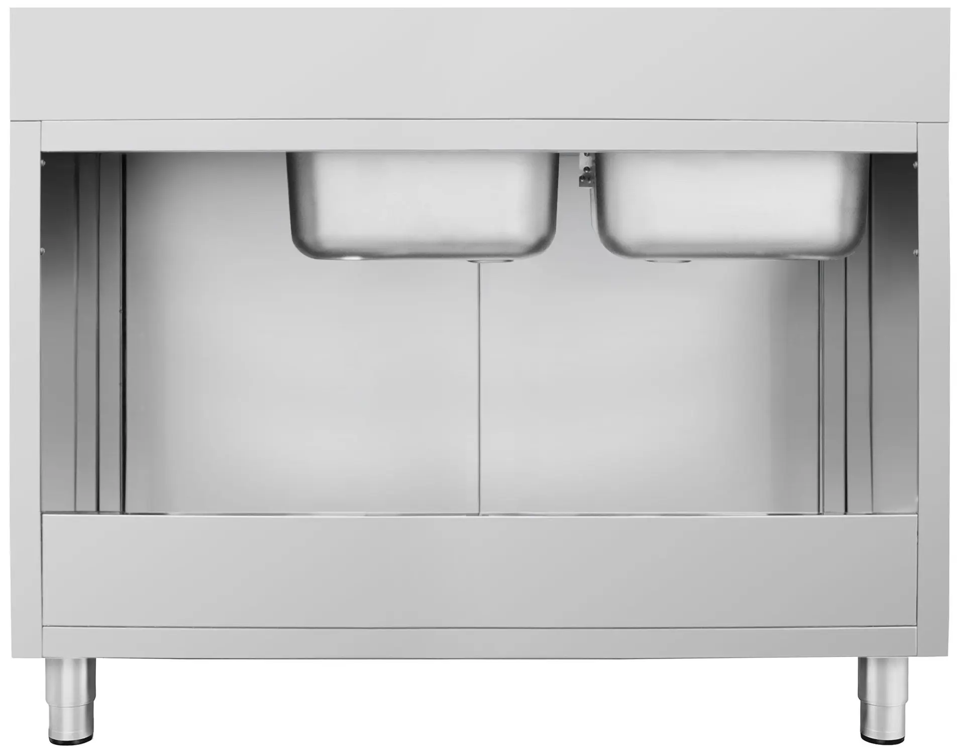 Стол-тумба с мойкой GGM Gastro SSK147BL2#ECO (Inox) - 4