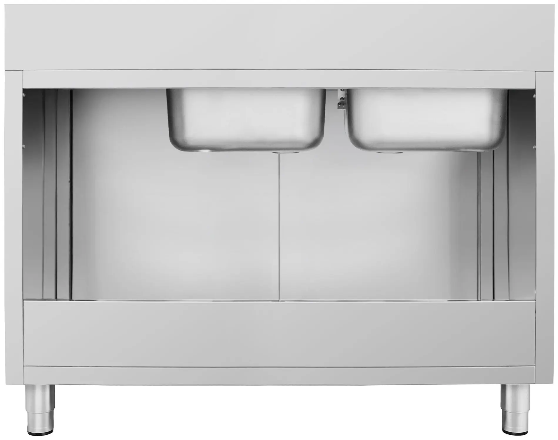 Masa-dulap cu chiuveta GGM Gastro SSK166BL2#ECO (Inox) - 4