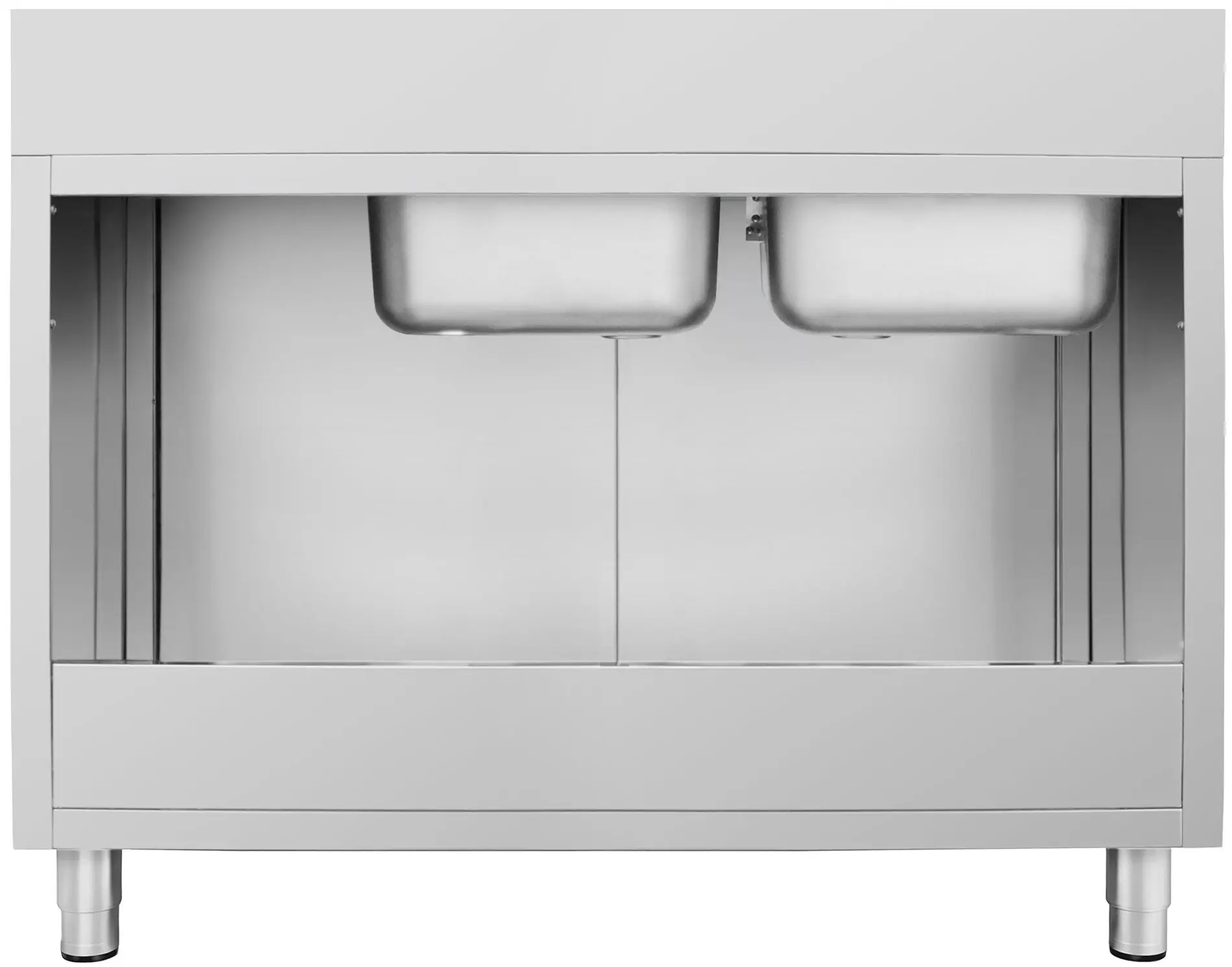 Masa-dulap cu chiuveta GGM Gastro SSK167BL2#ECO (Inox) - 4