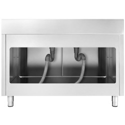 Стол-тумба с мойкой GGM Gastro SSK167BM2 (Inox) Thumb