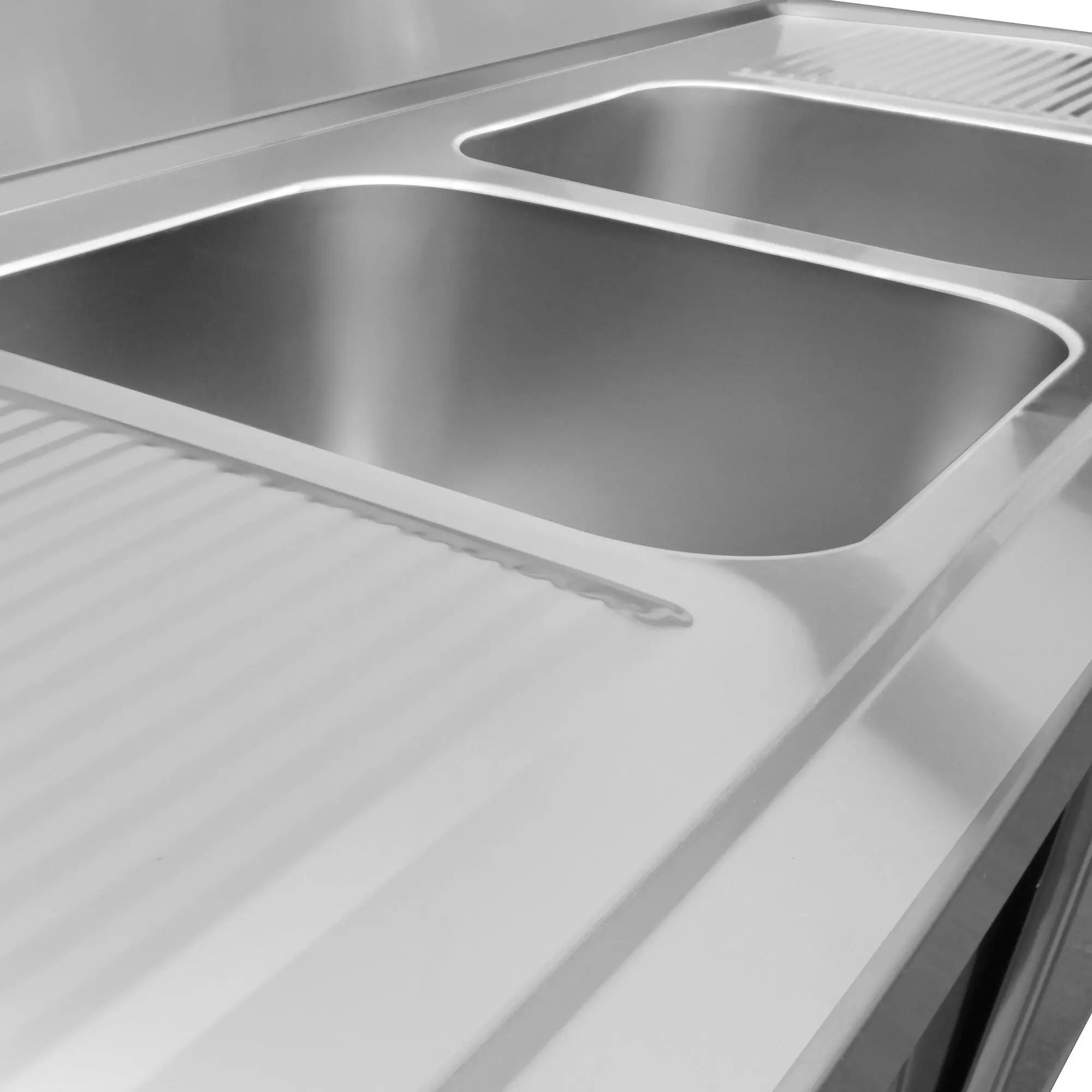 Masa-dulap cu chiuveta GGM Gastro SSK186BM2#ECO (Inox) - 12