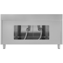 Стол-тумба с мойкой GGM Gastro SSK187BM2#ECO (Inox) Thumb