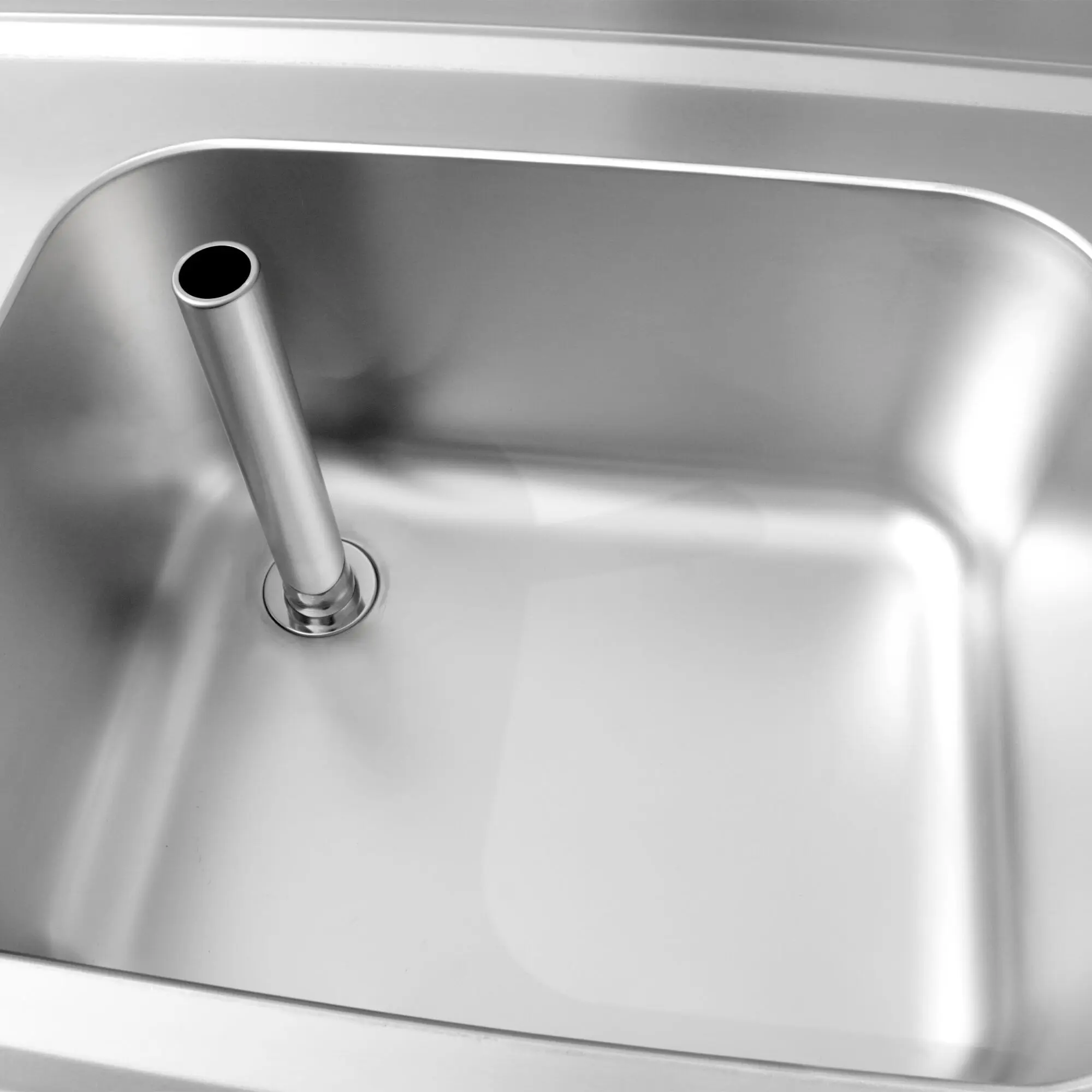Стол-тумба с мойкой GGM Gastro SSK207BM2#ECO (Inox) - 7