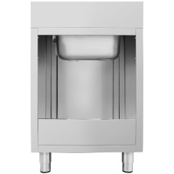 Стол-тумба с мойкой GGM Gastro SSK66BM1#ECO (Inox) Thumb