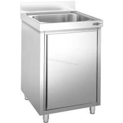 Стол-тумба с мойкой GGM Gastro SSK67BM1 (Inox)