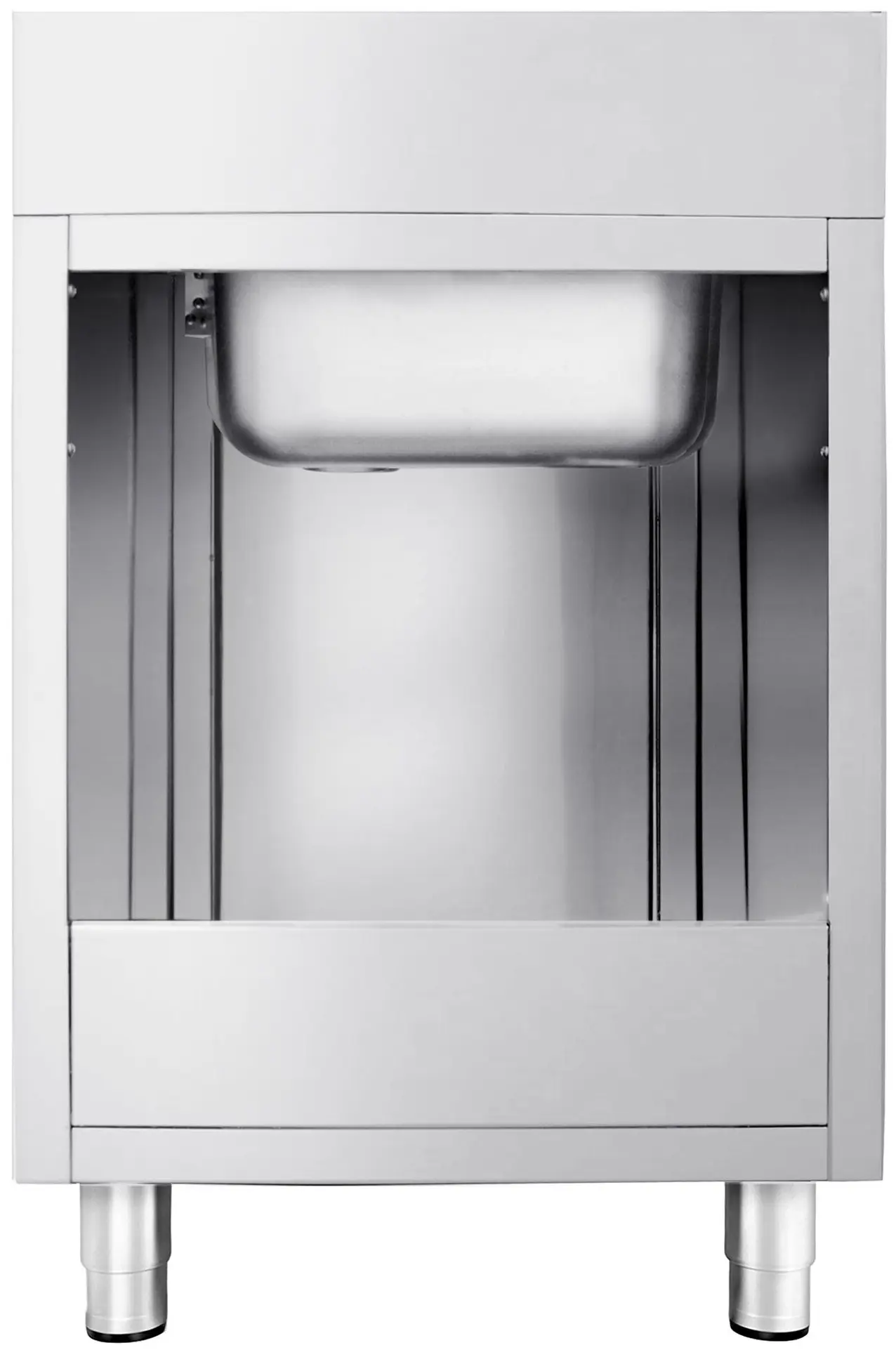 Стол-тумба с мойкой GGM Gastro SSK67BM1 (Inox) - 4