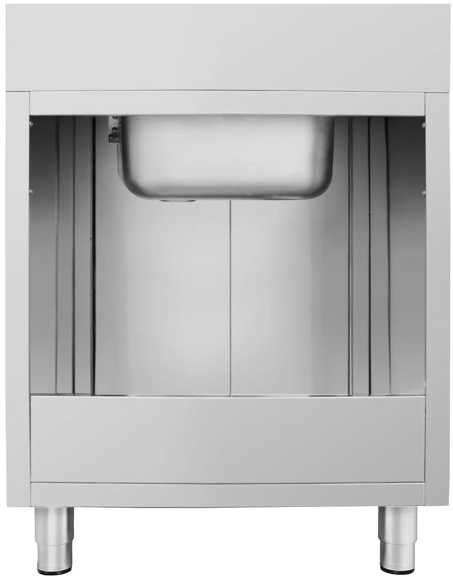 Masa-dulap cu chiuveta GGM Gastro SSK86BM1#ECO (Inox) - 4
