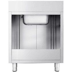 Стол-тумба с мойкой GGM Gastro SSK87BM1 (Inox) Thumb