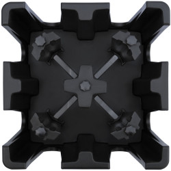 Тележка для транспортировки тарелок GGM Gastro TSRU4 (Black) Thumb