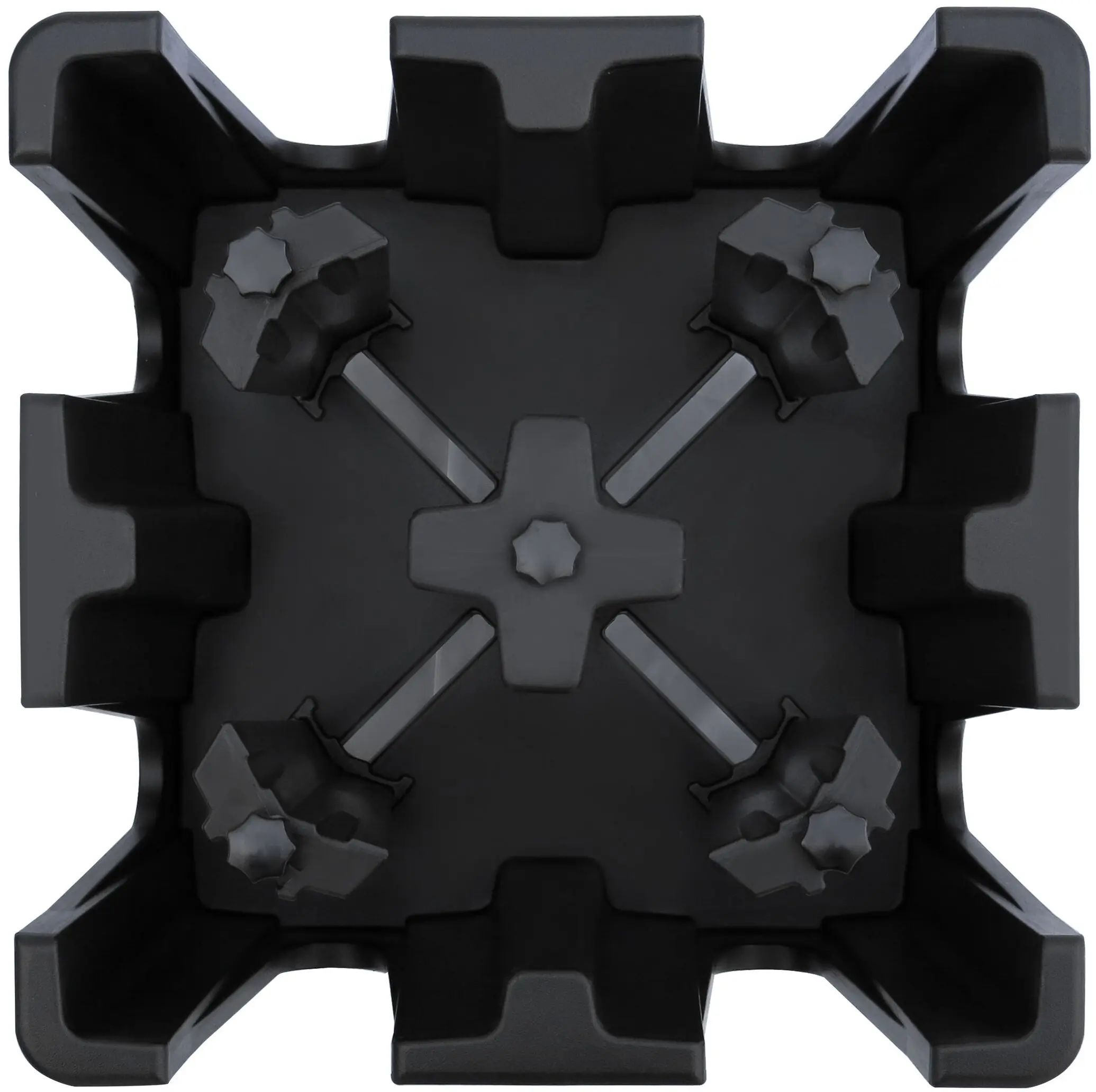Тележка для транспортировки тарелок GGM Gastro TSRU4 (Black) - 2