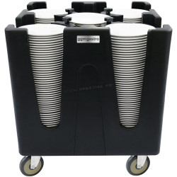 Тележка для транспортировки тарелок GGM Gastro TSRU4 (Black)