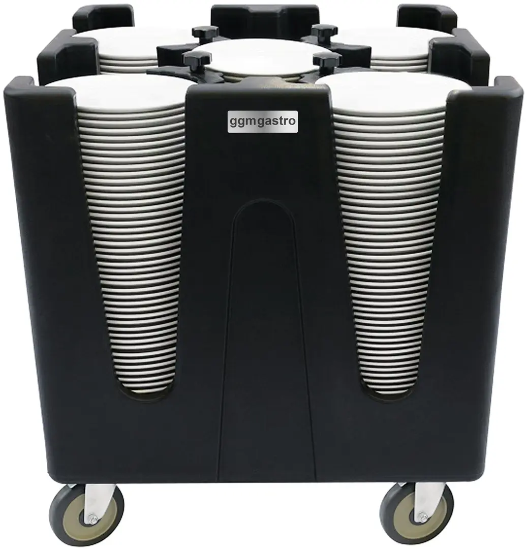 Тележка для транспортировки тарелок GGM Gastro TSRU4 (Black)