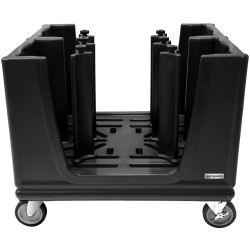 Тележка для транспортировки тарелок GGM Gastro TSU400 (Black) Thumb