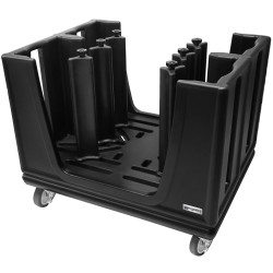 Тележка для транспортировки тарелок GGM Gastro TSU400 (Black) Thumb